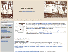 Tablet Screenshot of formycousins.com